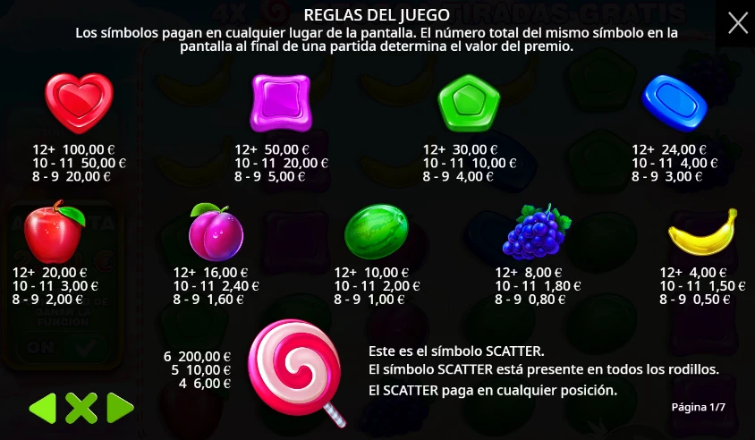 Sweet Bonanza Reglas Del Juego Sweet Bonanza Reglas Del Juego